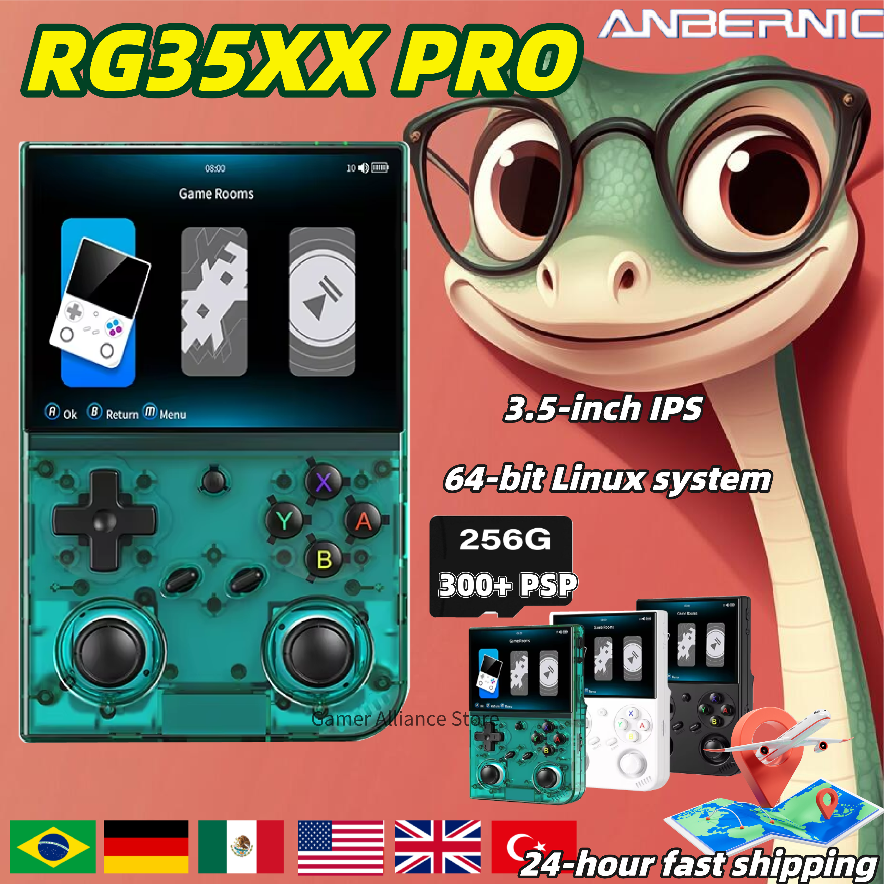 Retro Gaming Console Lego - Anbernic RG 35XXPro RG35XX Pro Retro