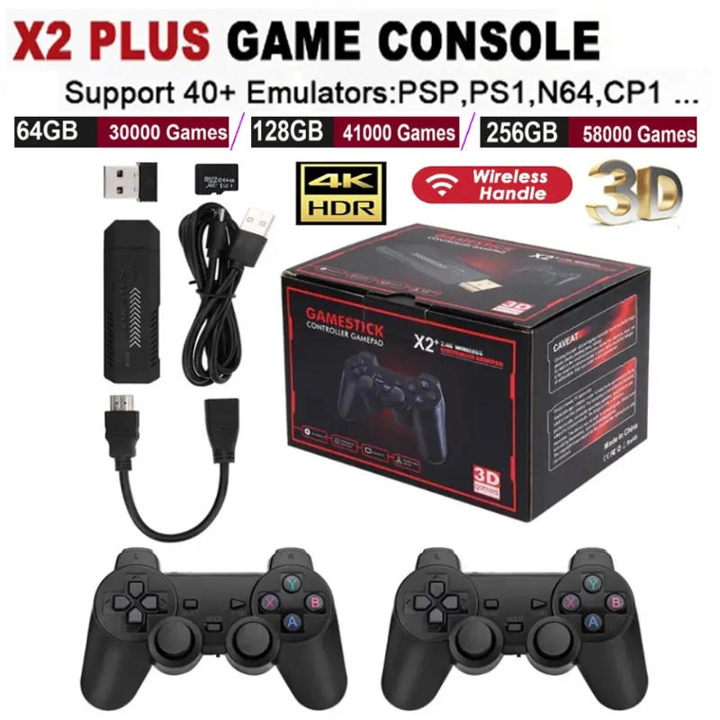 Retro Gaming Mister - X2 Plus Game Stick 4K HD