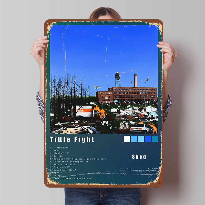 Retro Poster Gaming - Title Fight - Shed Album Cover