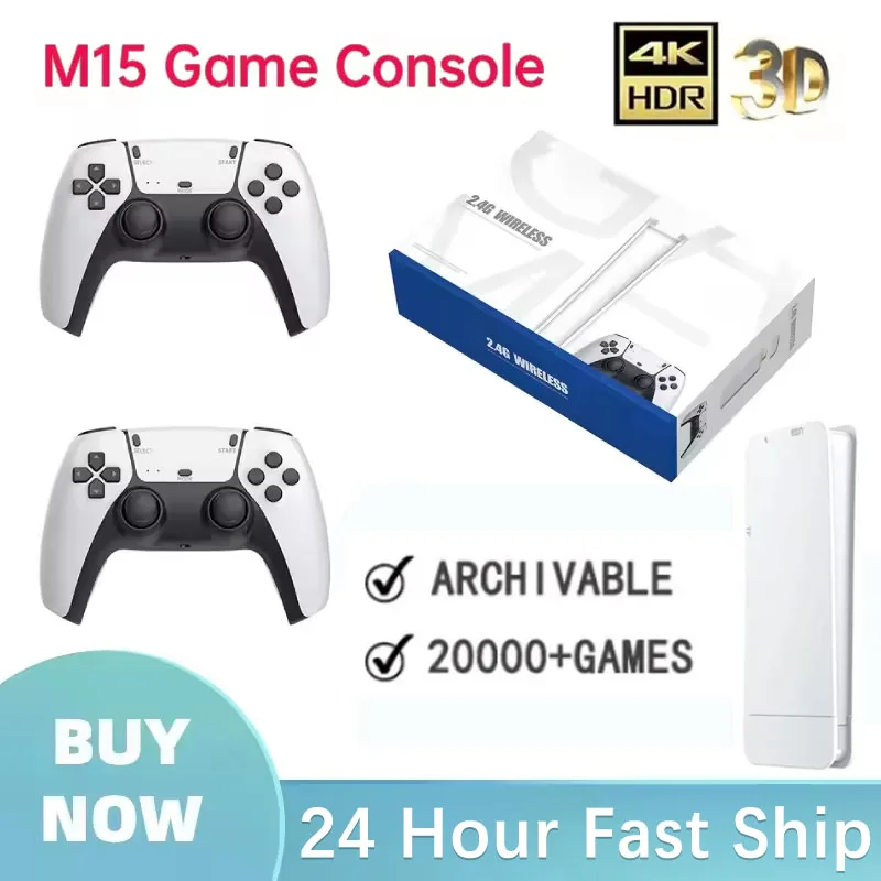 Retro Gaming Mister - Wireless Gamepads M15 Game Stick Mini