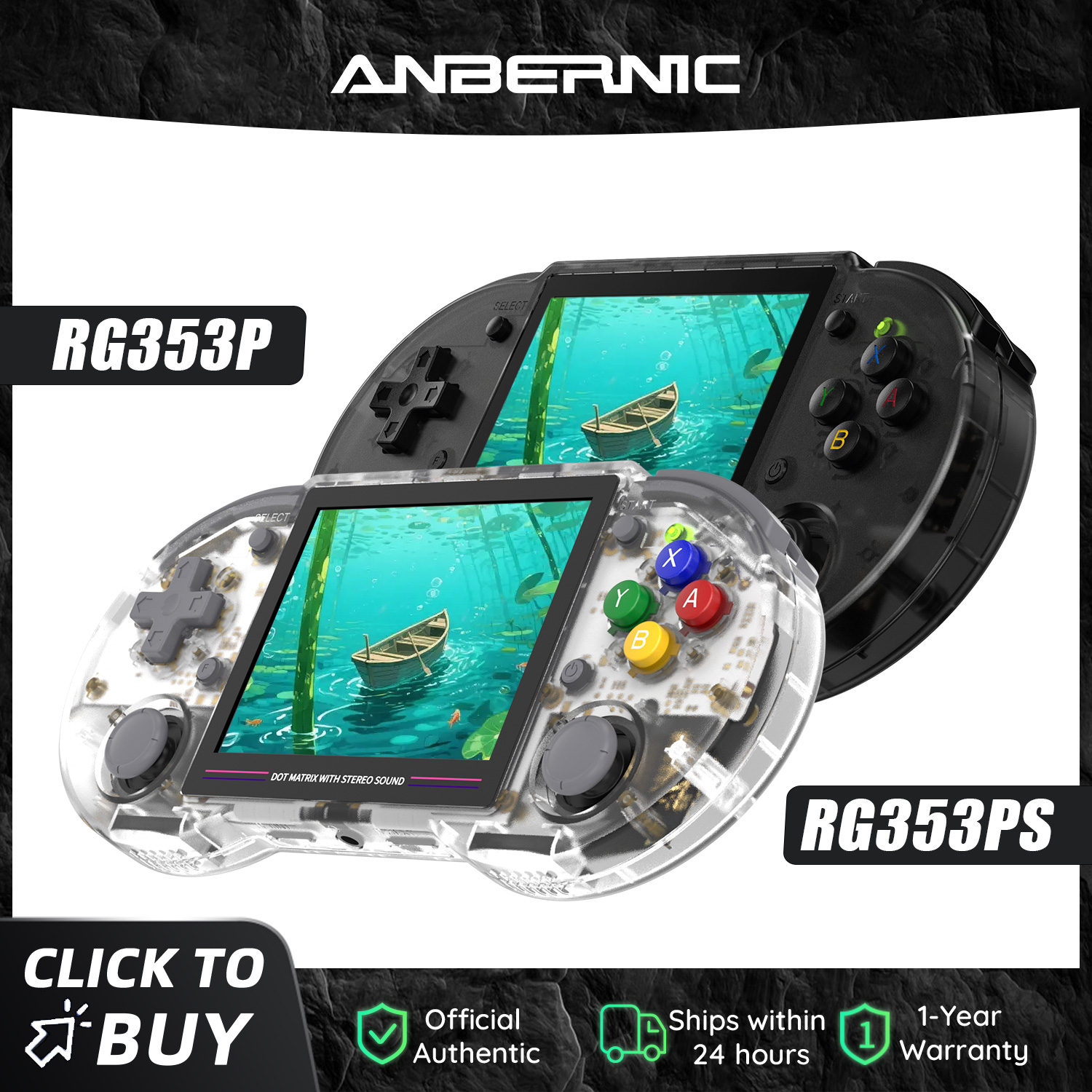 Retro Gaming Console Lego - Anbernic RG353P RG353PS 64 Bit Retro