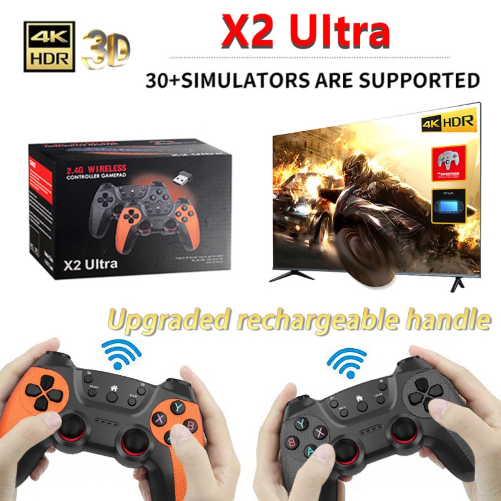 Retro Gaming Mister - X2 Ultra Retro Game Stick 4K,
