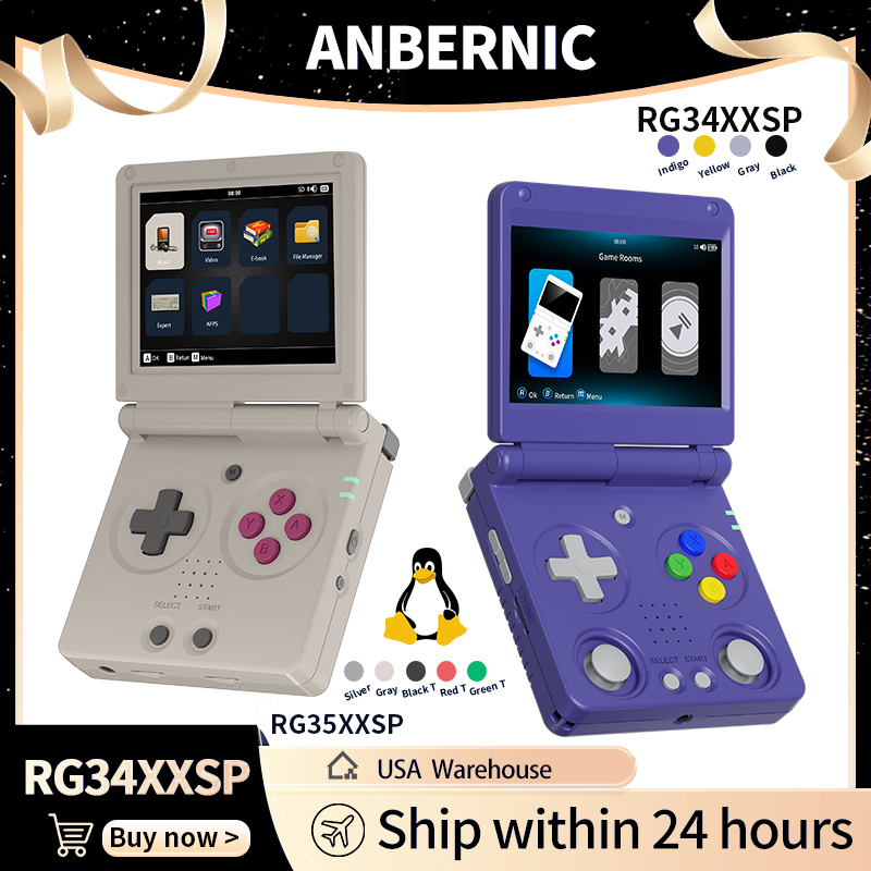 Anbernic RG34XXSP RG35XXSP Fli - Retro Gaming Console Lego recension och pris