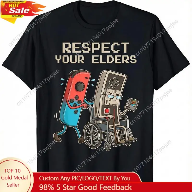Funny Retro Gamer Graphic T-Sh - Retro Gaming Consoles recension och pris