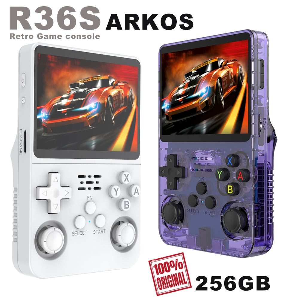 BOYHOM 256G Open Source R36S R - Retro Gaming R36S recension och pris