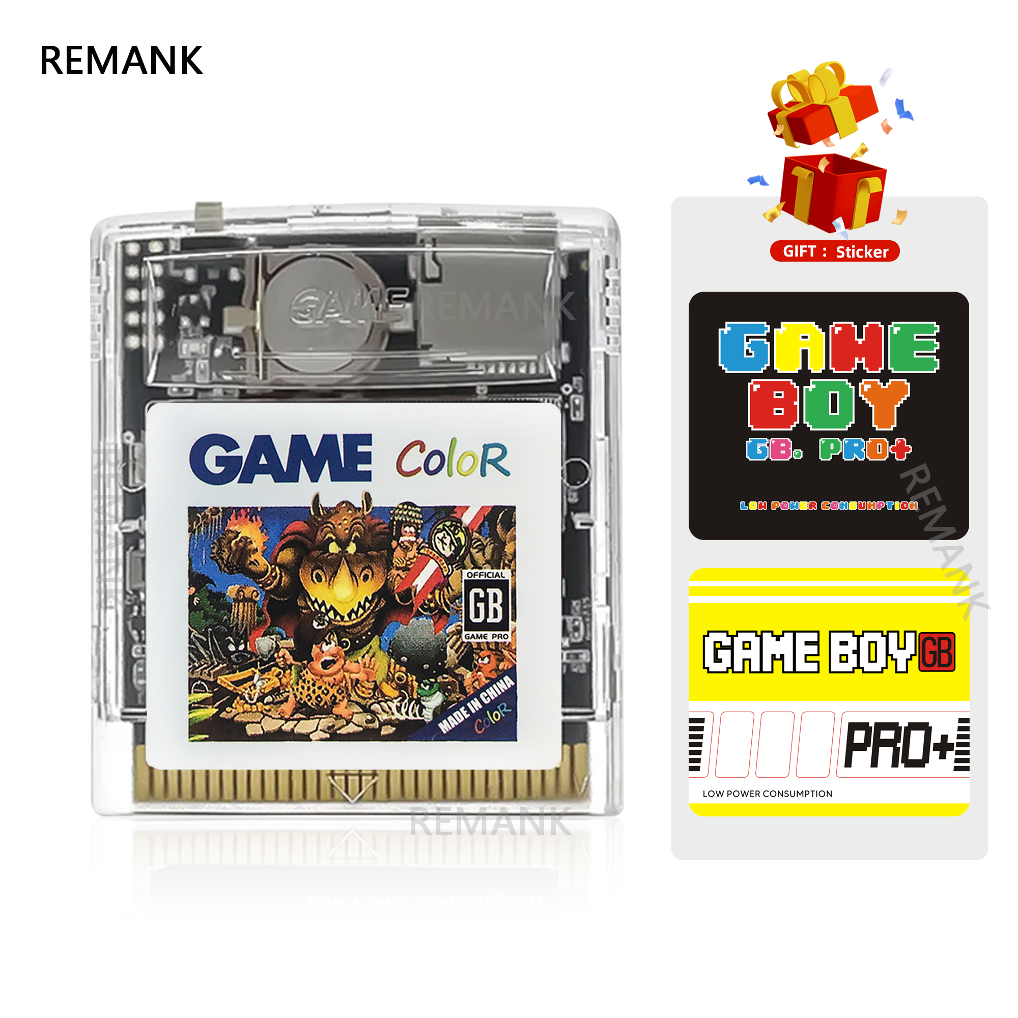 REMANK For GameBoy Color GB Ca - Retro Game Card recension och pris