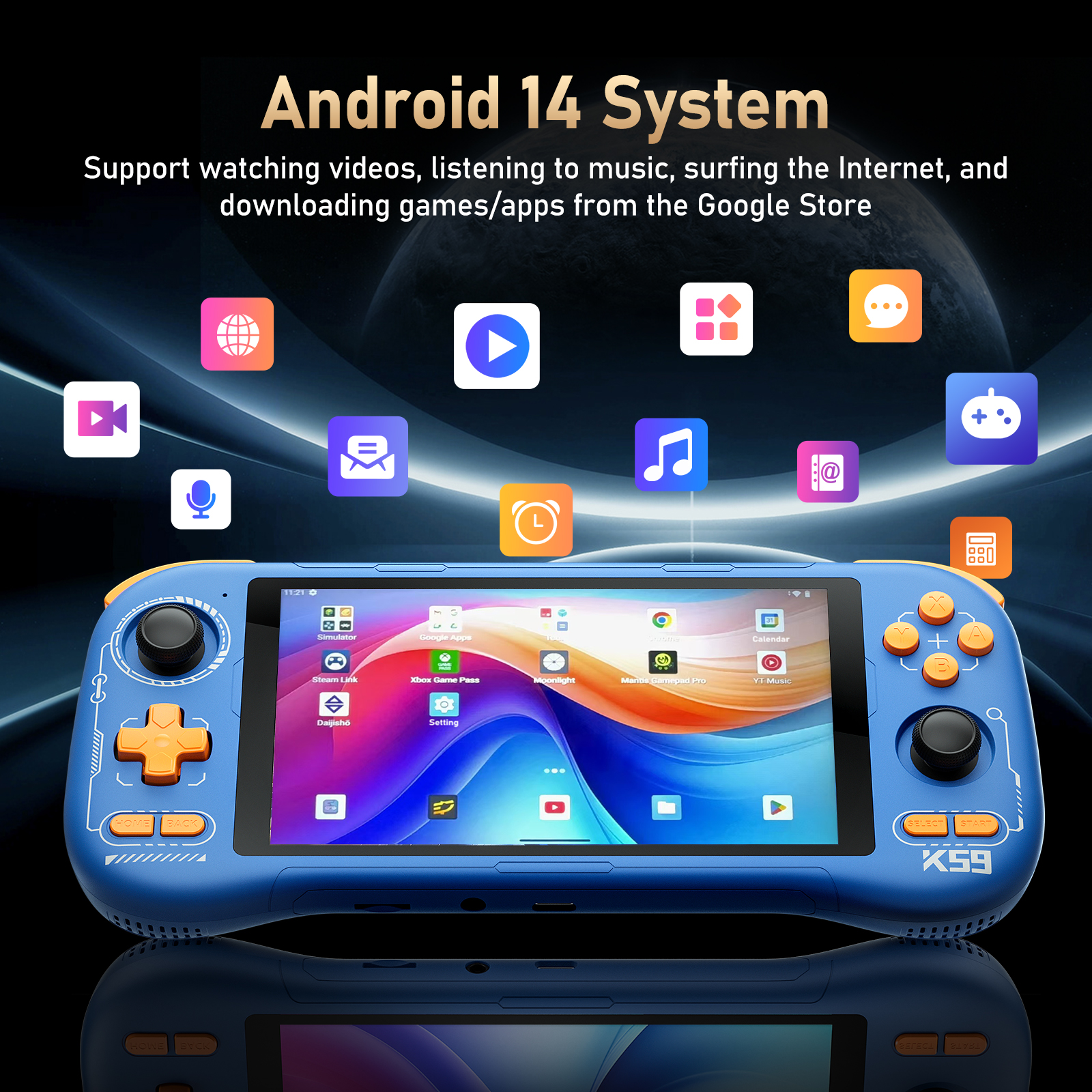 K59 Pro Android 14 Handheld Ga - Retro Gaming Console Lego recension och pris