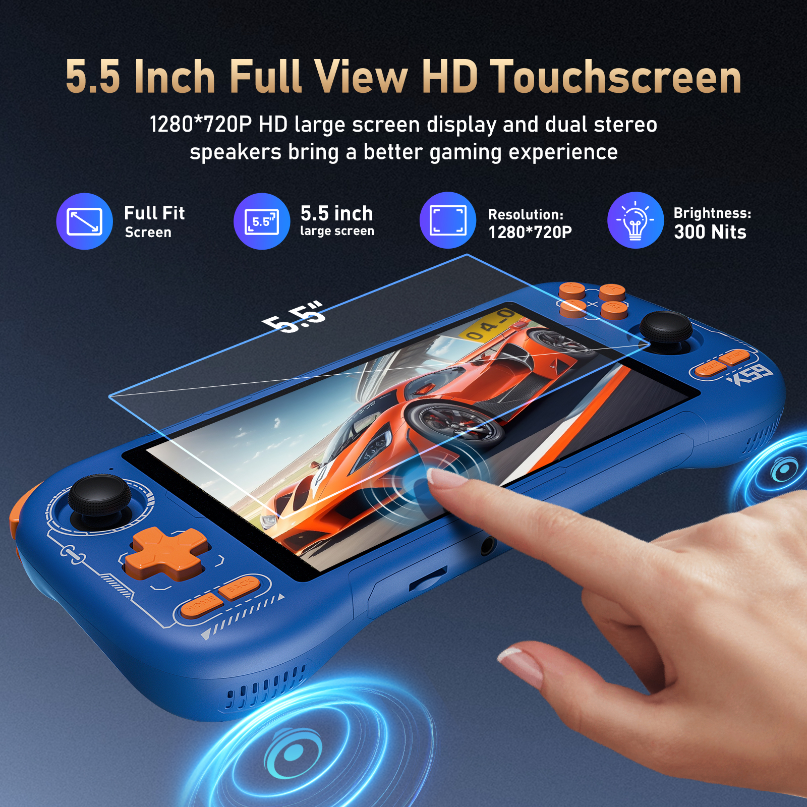 K59 Pro Android 14 Handheld Ga - Retro Gaming Console Lego recension och pris