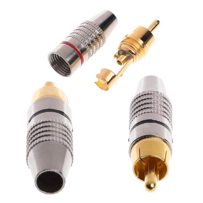 10pcs RCA Male Plug Audio Vide - Composite Rca Cable recension och pris