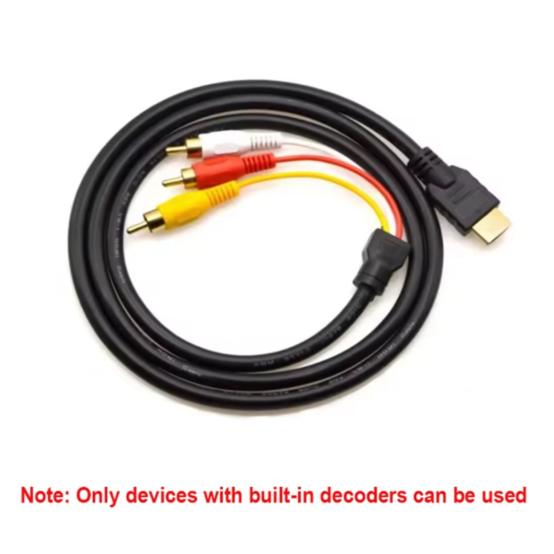  HDMI-compatible to 3RCA Cabl - Composite Rca Cable recension och pris