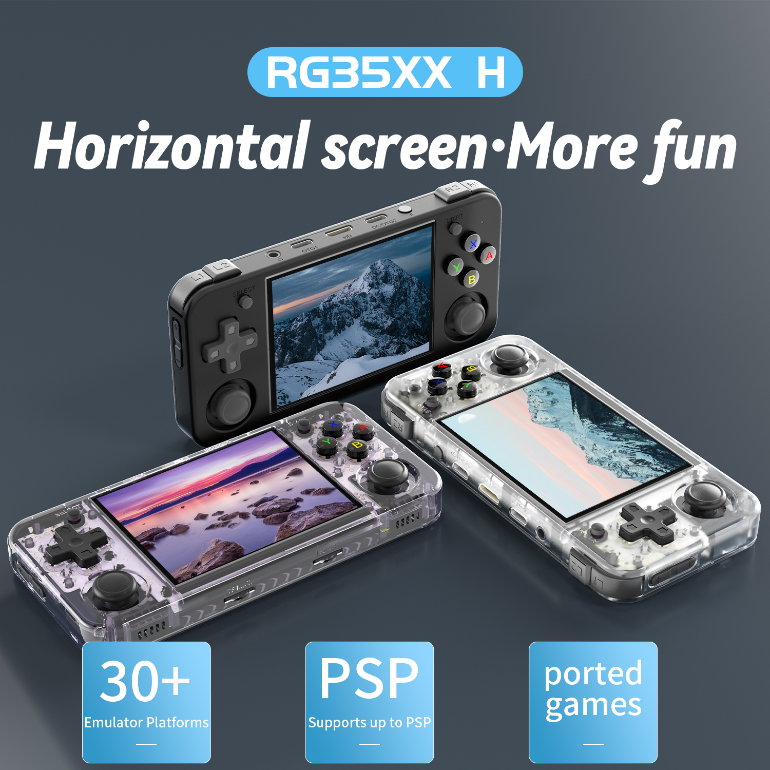 ANBERNIC RG35XX H Horizontal R - Retro Gaming Console Lego recension och pris
