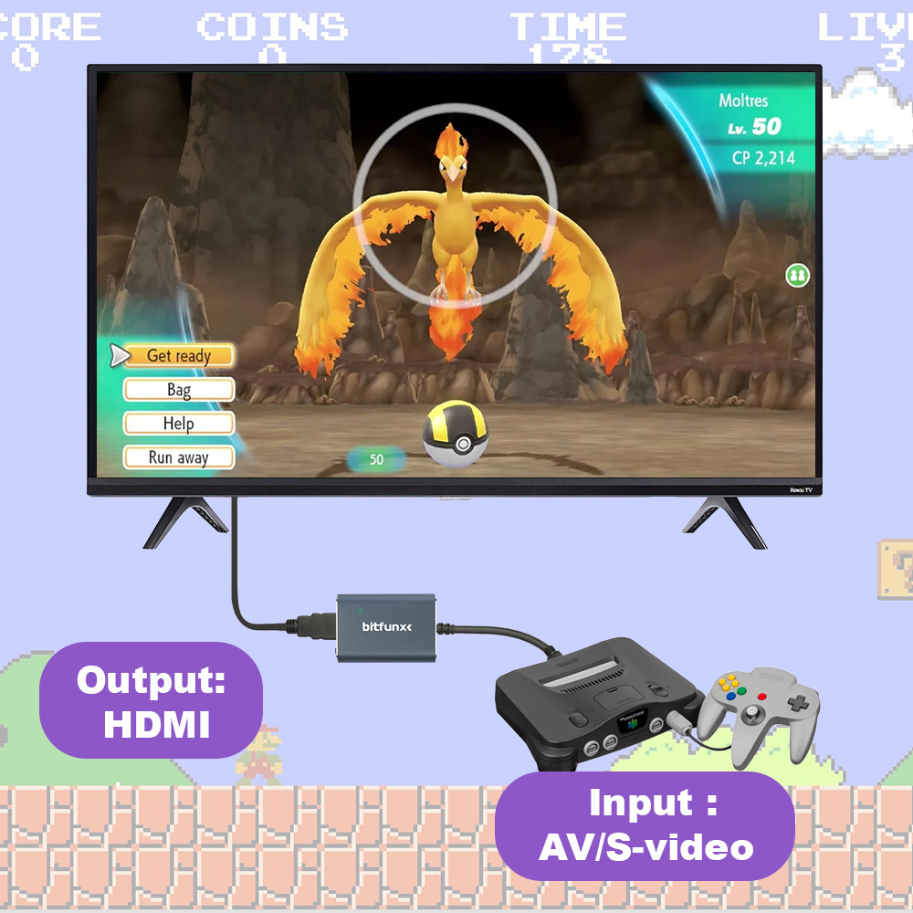 Bitfunx 720P Svideo / AV To HD - Retro Gaming Console Lego recension och pris