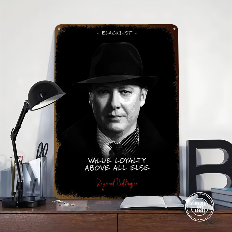 Raymond Reddington Metal Poste - Retro Poster Gaming recension och pris