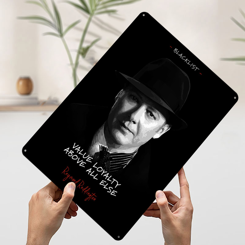 Raymond Reddington Metal Poste - Retro Poster Gaming recension och pris
