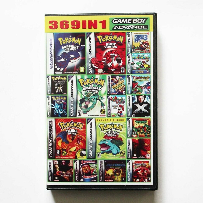 369 In 1 GBA 32 Bit Game Cartr - Retro Gaming Pokemon recension och pris