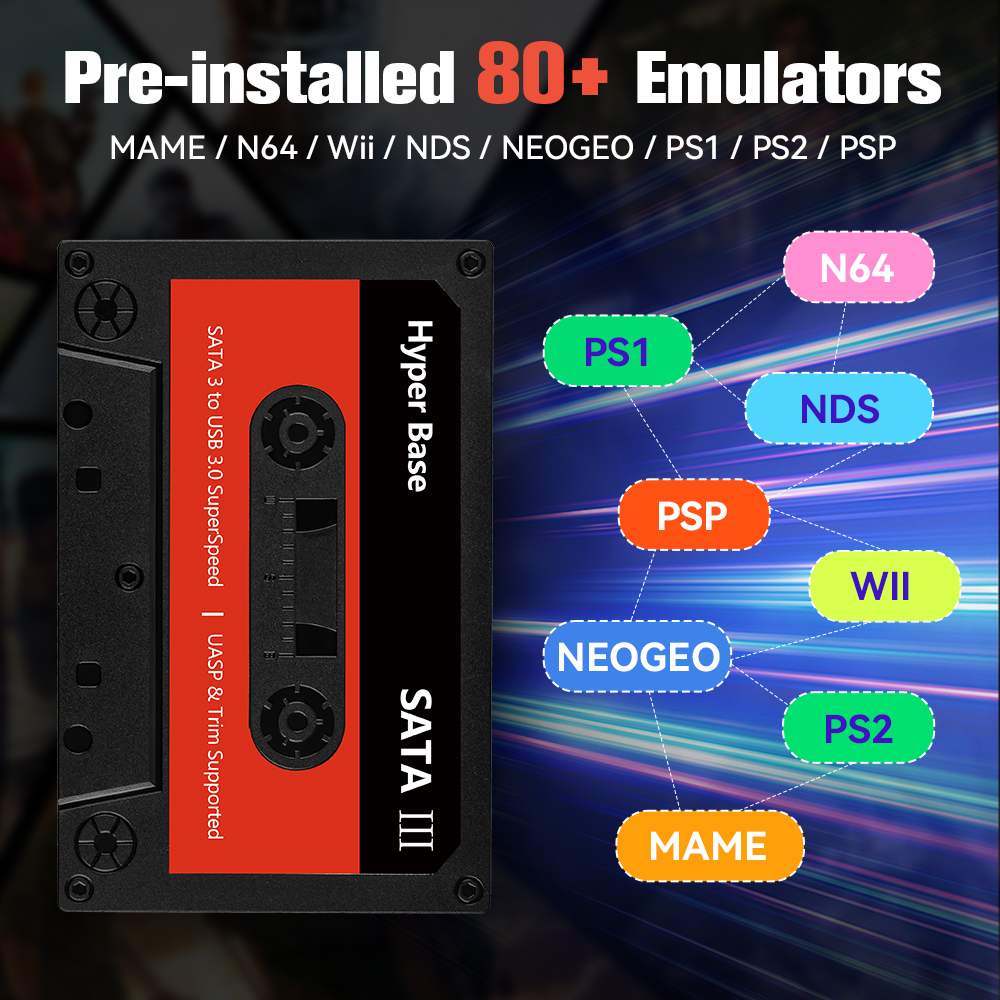 Batocera 500GB/2TB Retro Game  - Retro Gaming For Windows recension och pris
