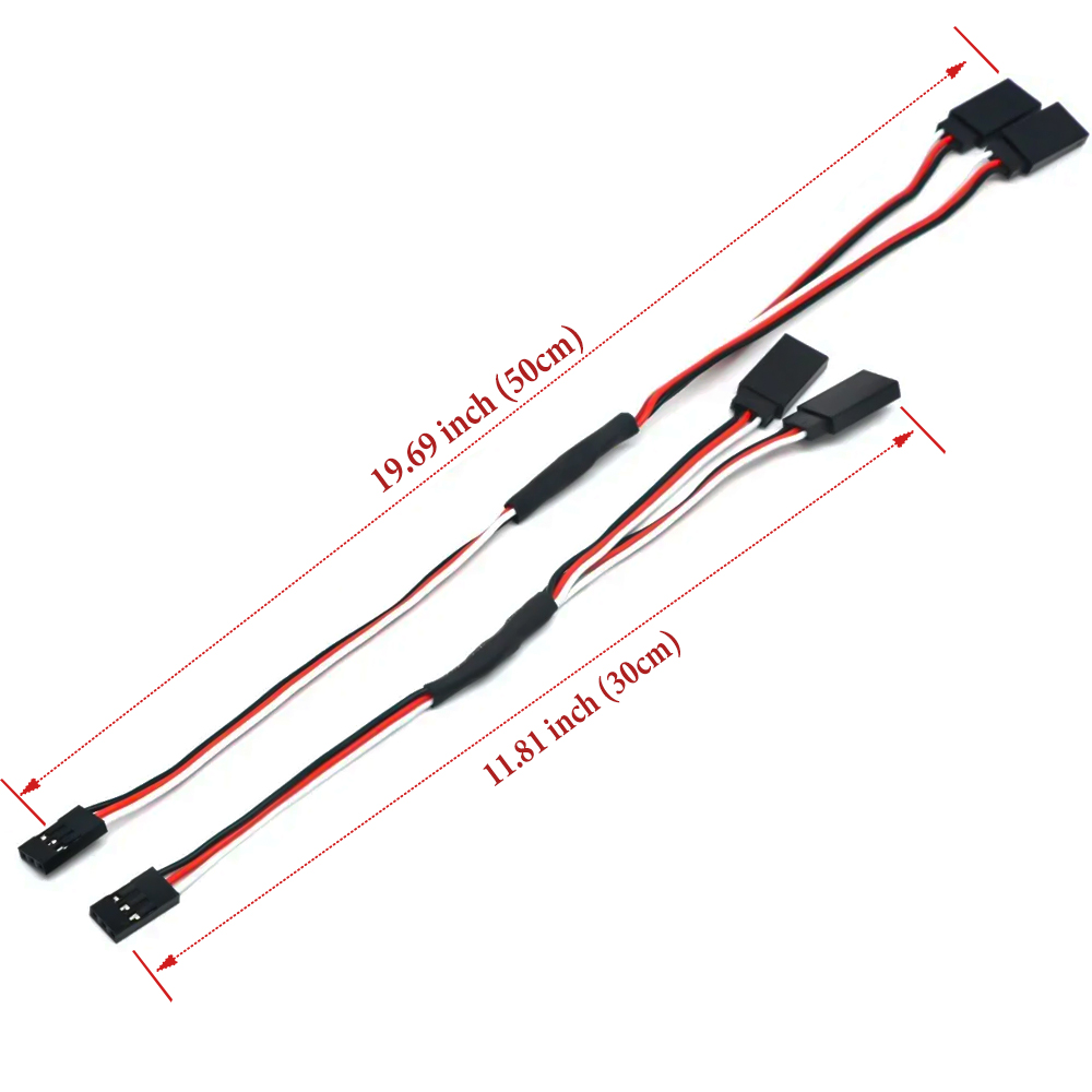 5/8/10pcs RC Servo Y Extension - Composite Rca Cable recension och pris