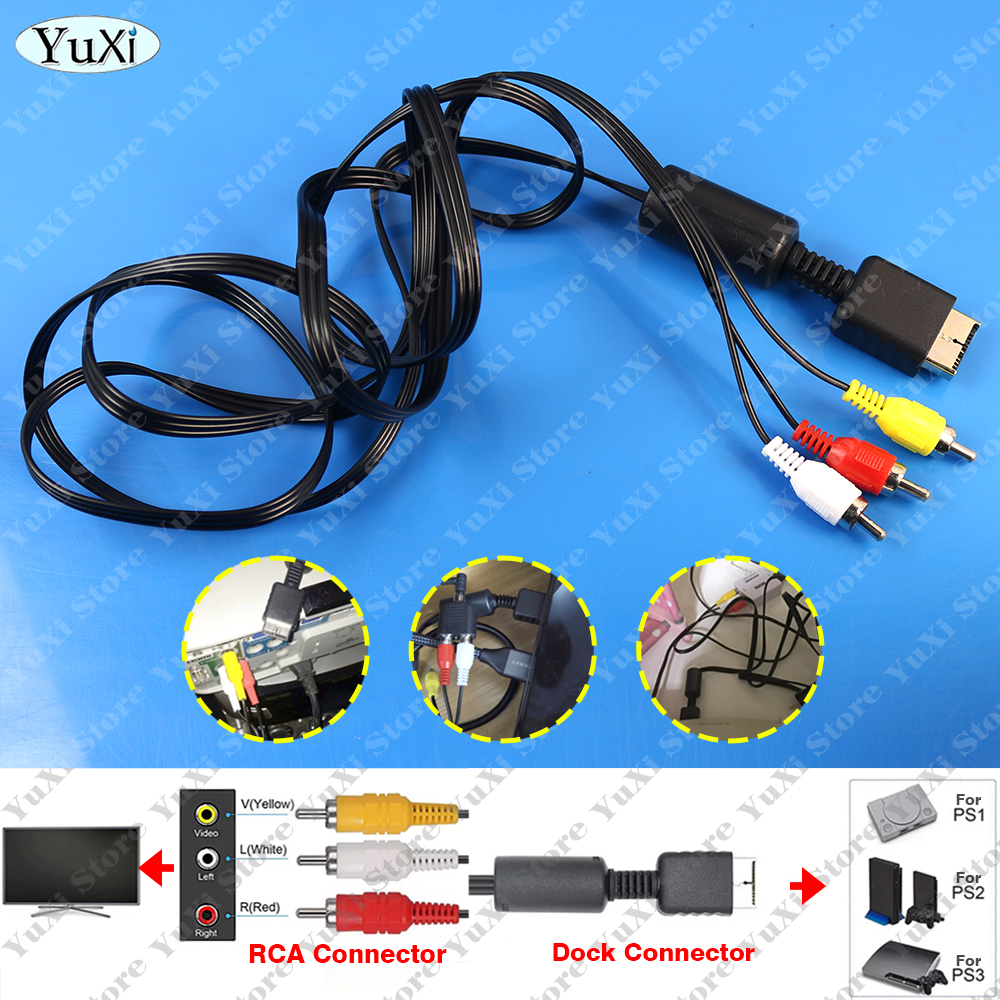 1.8m AV Audio Cable Game Compo - Composite Rca Cable recension och pris