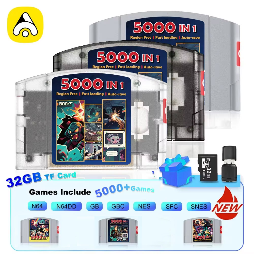 5000 In 1 Game Card For Ninten - Retro Game Card recension och pris