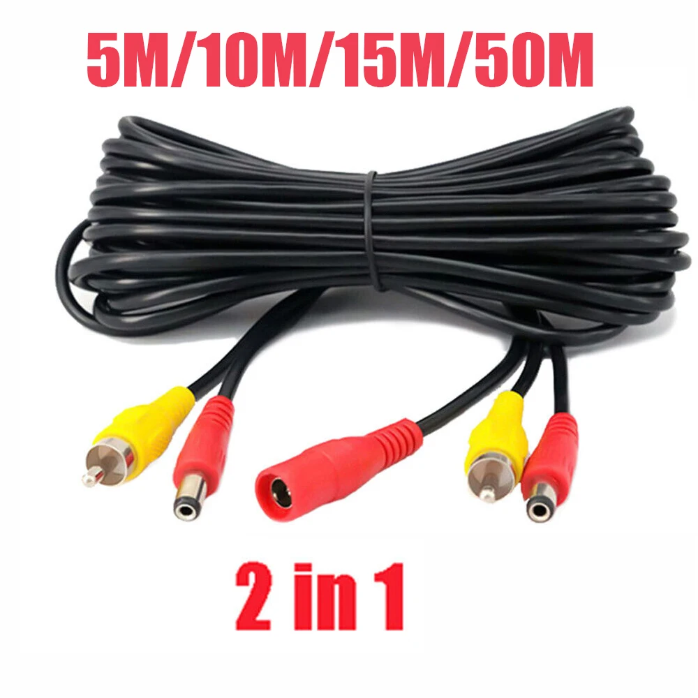 6 M/10M/15M car video RCA exte - Composite Rca Cable recension och pris