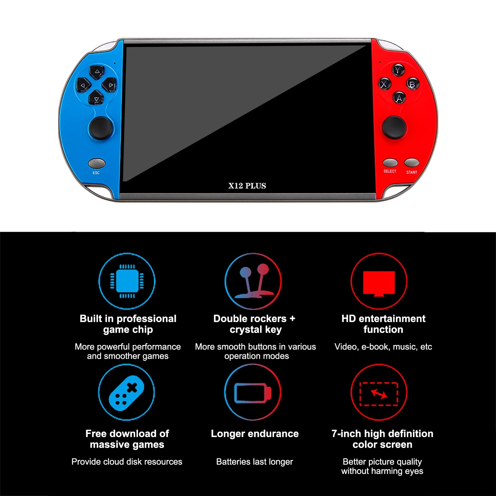 Lightweight X12 Retro Video Ga - Retro Gaming Devices recension och pris