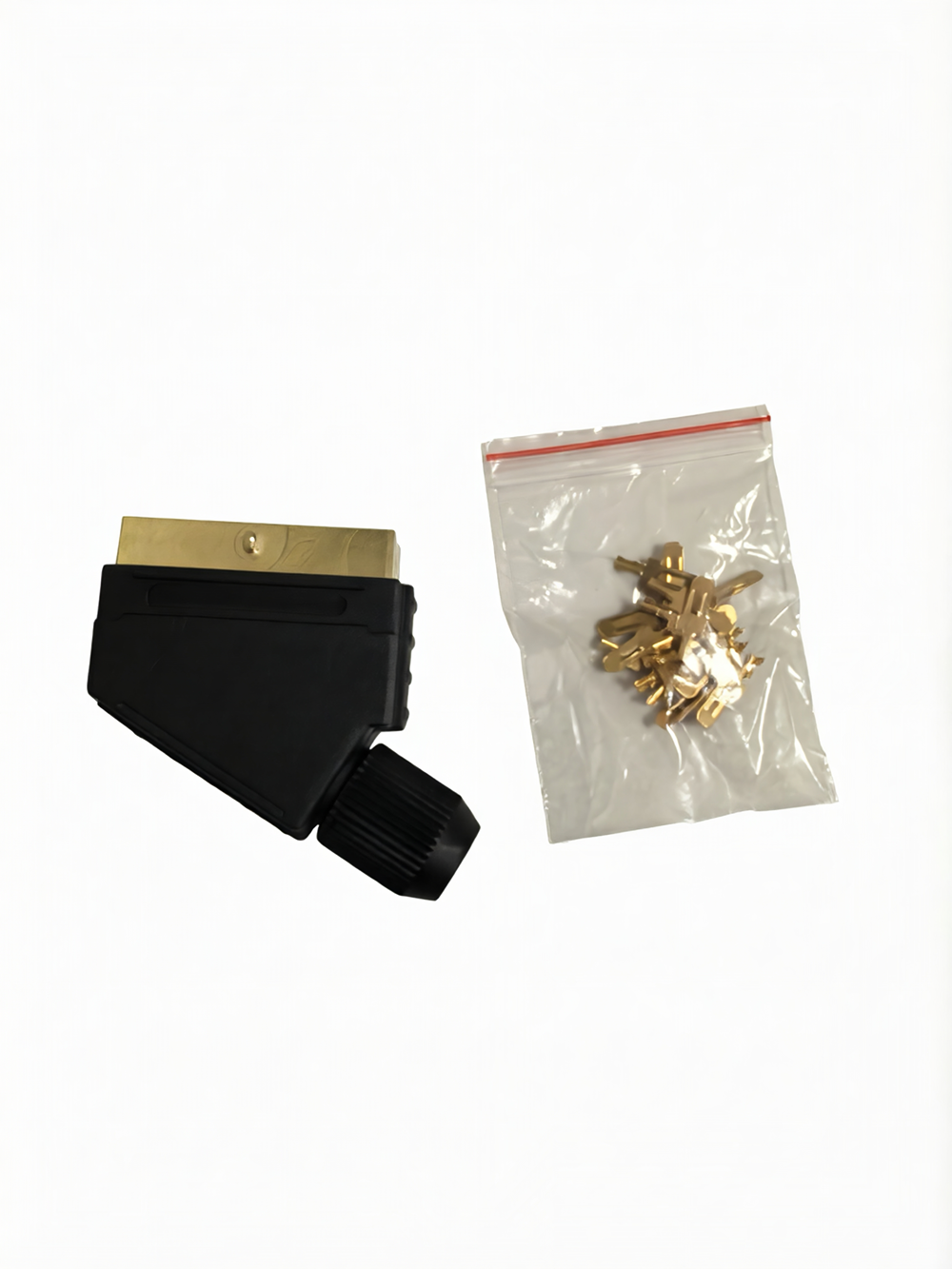 2 Sets 21 Pin Gold-Plated SCAR - Retro Gaming Consoles recension och pris