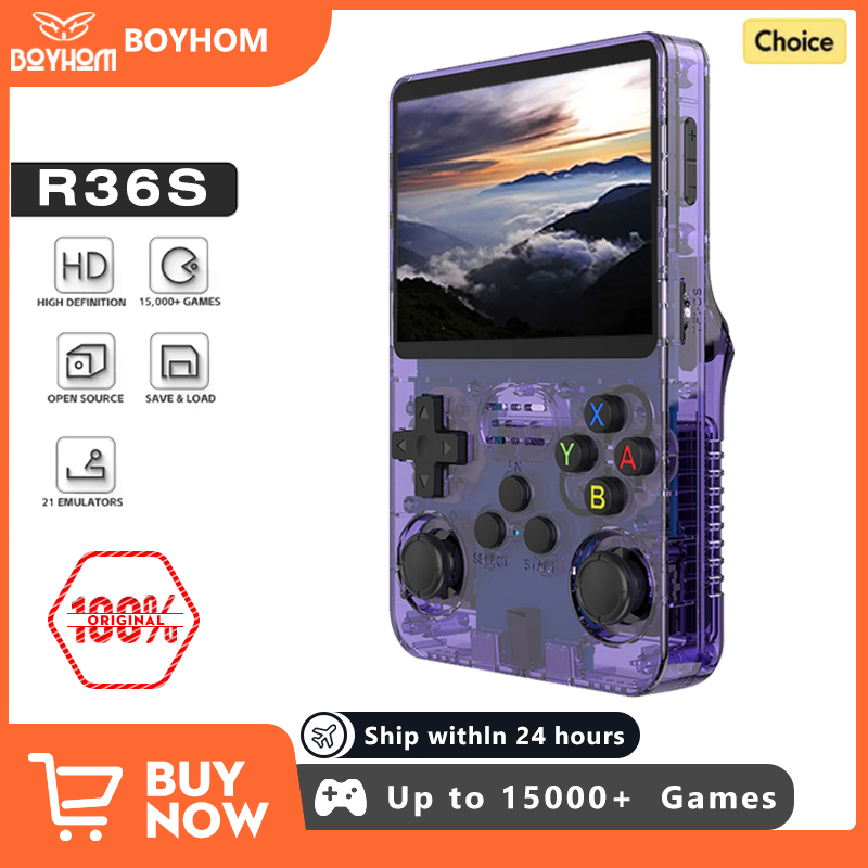 NEW Green R36S Retro Handheld  - Retro Gaming R36S recension och pris