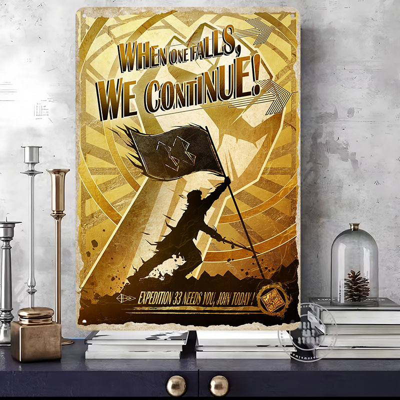 Expedition 33 Metal Posters Cu - Retro Poster Gaming recension och pris