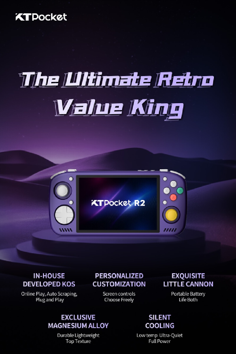 KTPocket R2 KTR2 4:3/3:2 Touch - Retro Gaming Devices recension och pris