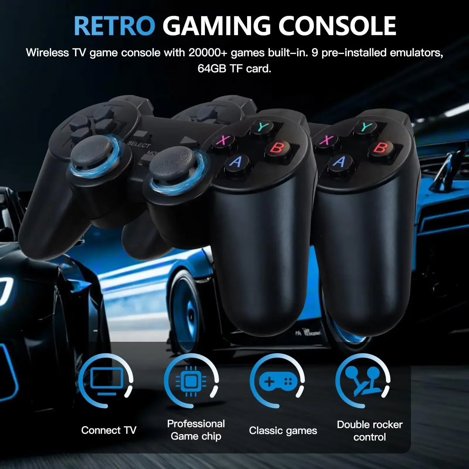 M8 Video Game Consoles 4K HD O - Retro Gaming Mister recension och pris