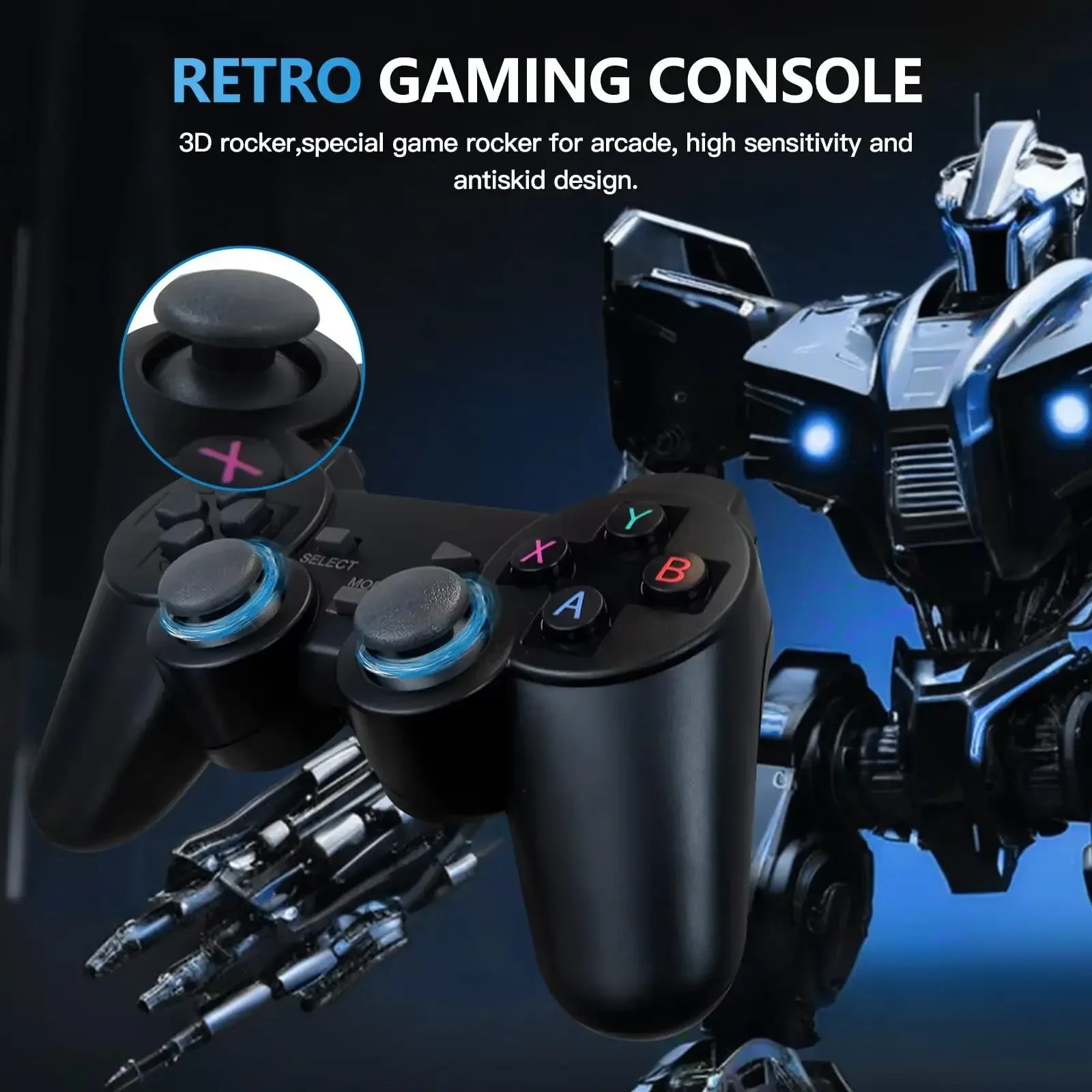 M8 Video Game Consoles 4K HD O - Retro Gaming Mister recension och pris