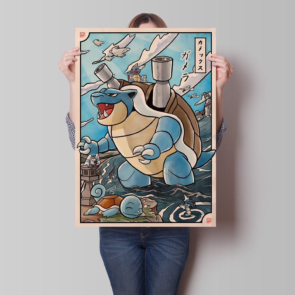 Retro Canvas Poster Prints Pok - Retro Gaming Pokemon recension och pris