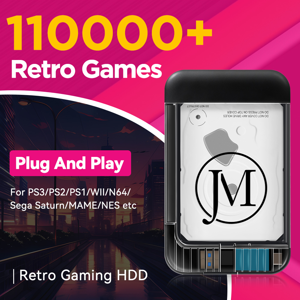 Retro Game HDD With 110000+Ret - Retro Gaming For Windows recension och pris