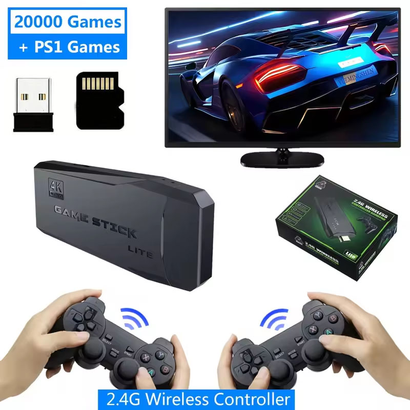 M8 4K Video Game Console Wirel - Retro Gaming Mister recension och pris