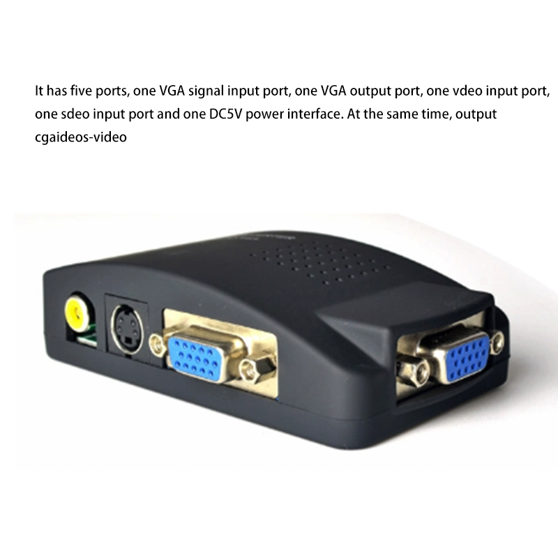 AV to VGA Adapter RCA VGA Conv - Composite Rca Cable recension och pris