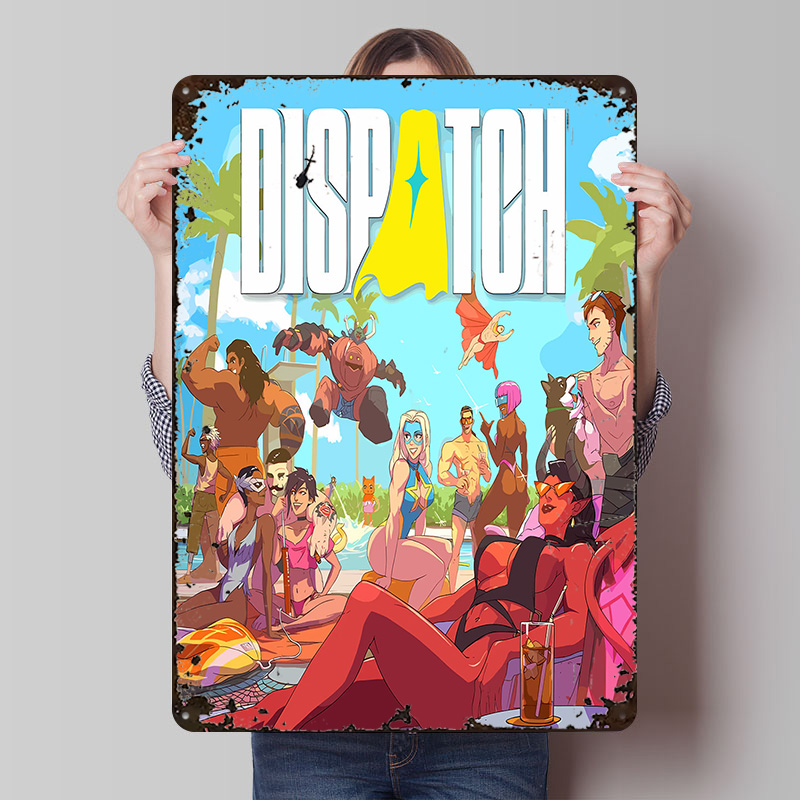 Dispatch: Poolside Gathering P - Retro Poster Gaming recension och pris