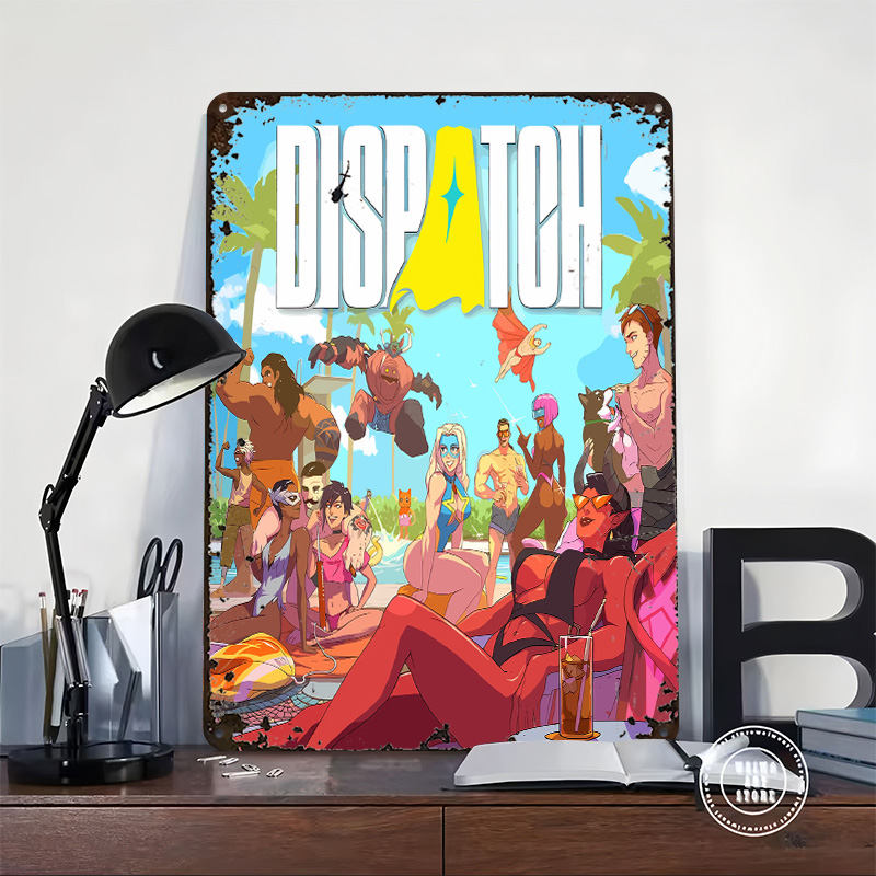 Dispatch: Poolside Gathering P - Retro Poster Gaming recension och pris