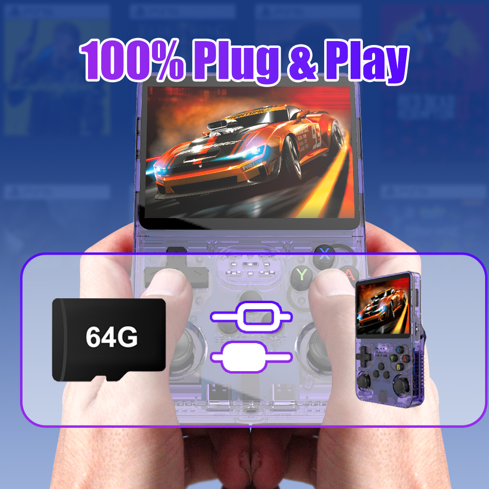 64G Game TF Card for R36S Vide - Retro Gaming R36S recension och pris