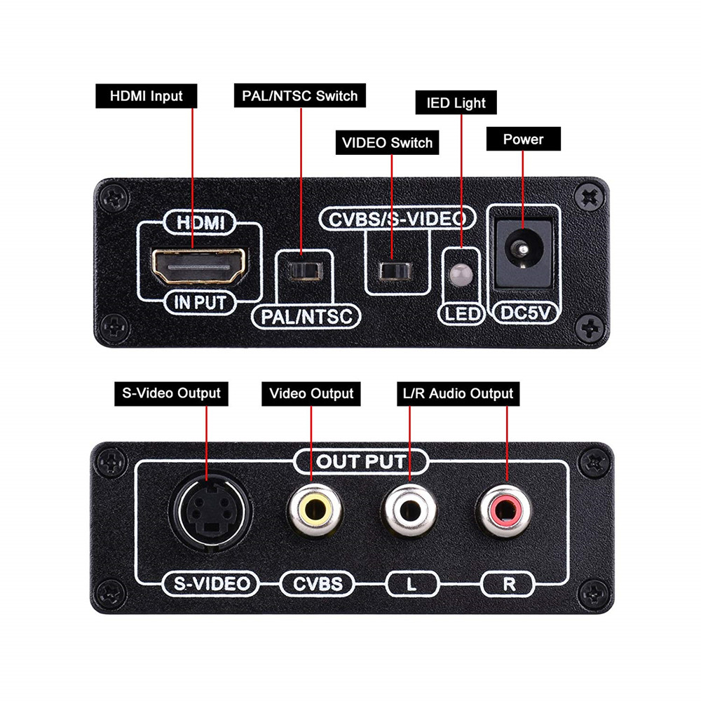 HDMI to Composite 3RCA AV S-Vi - Composite Rca Cable recension och pris