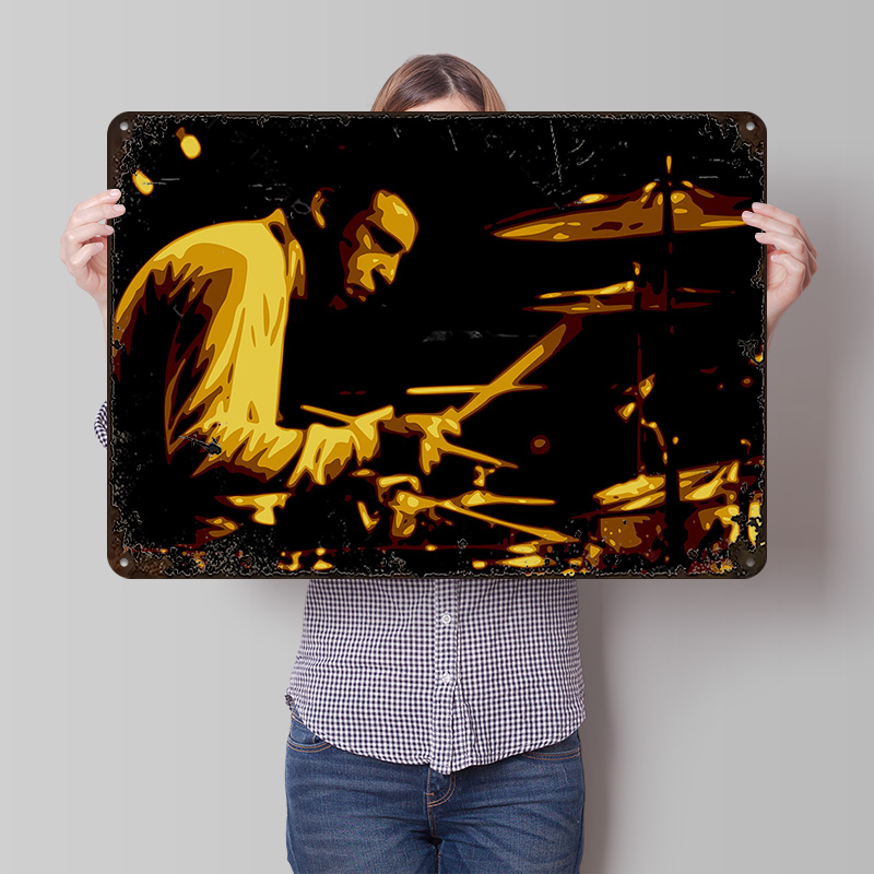 Buddy Rich Metal Poster Custom - Retro Poster Gaming recension och pris