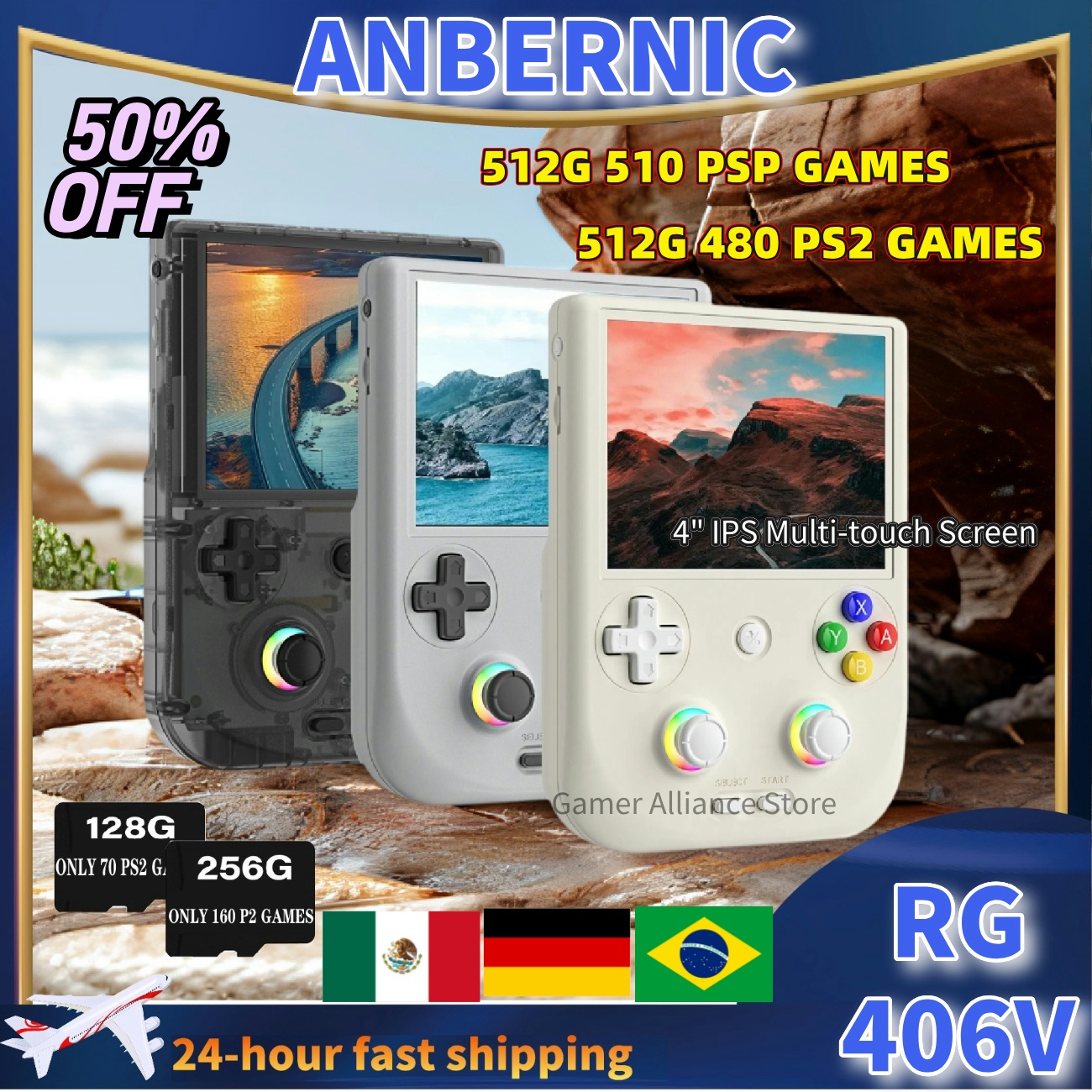 ANBERNIC RG406V RG 406V Retro  - Retro Gaming Console Lego recension och pris