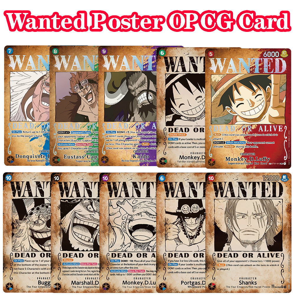ONE PIECE Retro Wanted Poster  - Retro Game Card recension och pris