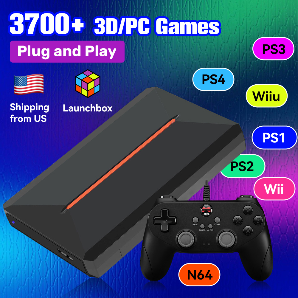 Launchbox OS 500GB Portable Ga - Retro Gaming Devices recension och pris