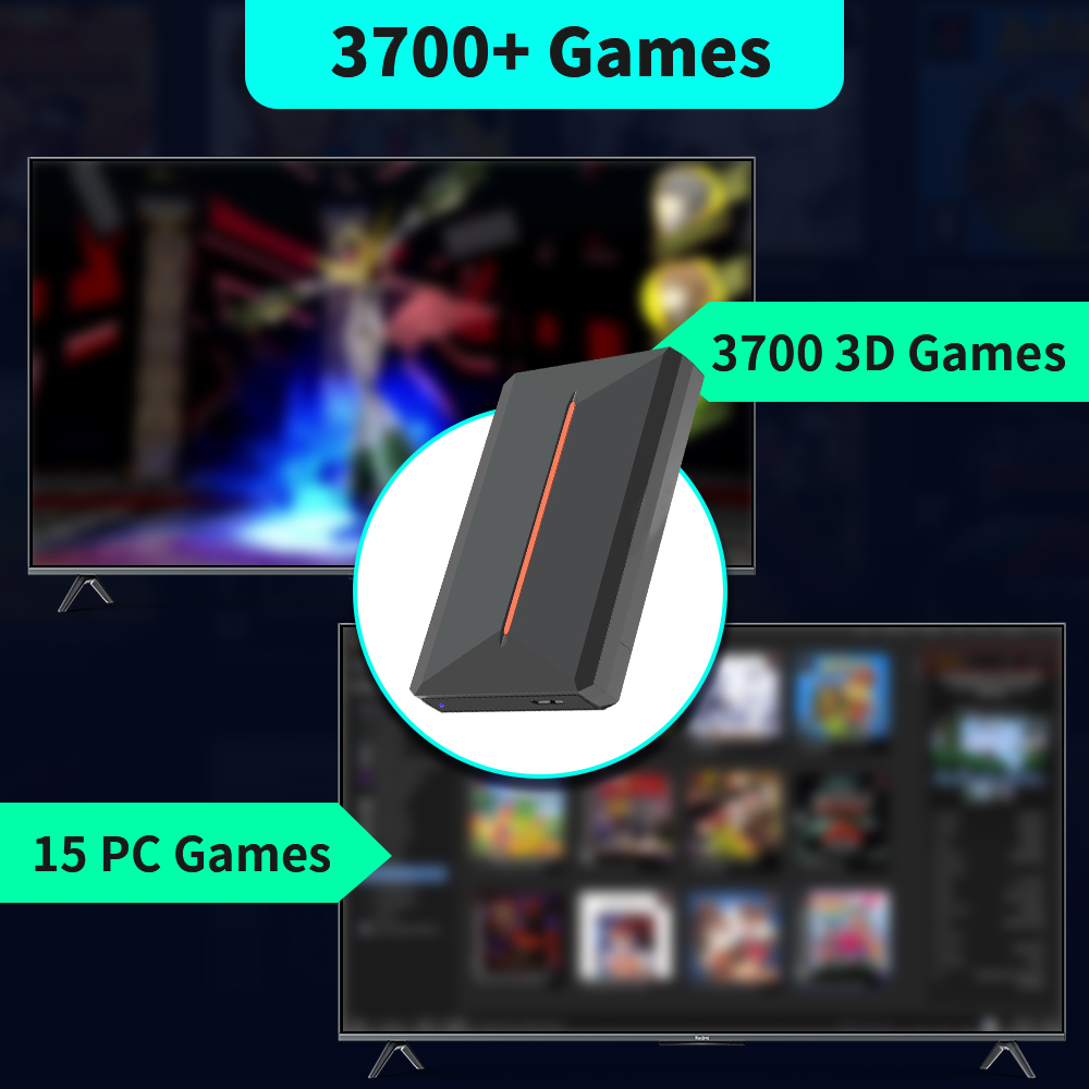 Launchbox OS 500GB Portable Ga - Retro Gaming Devices recension och pris