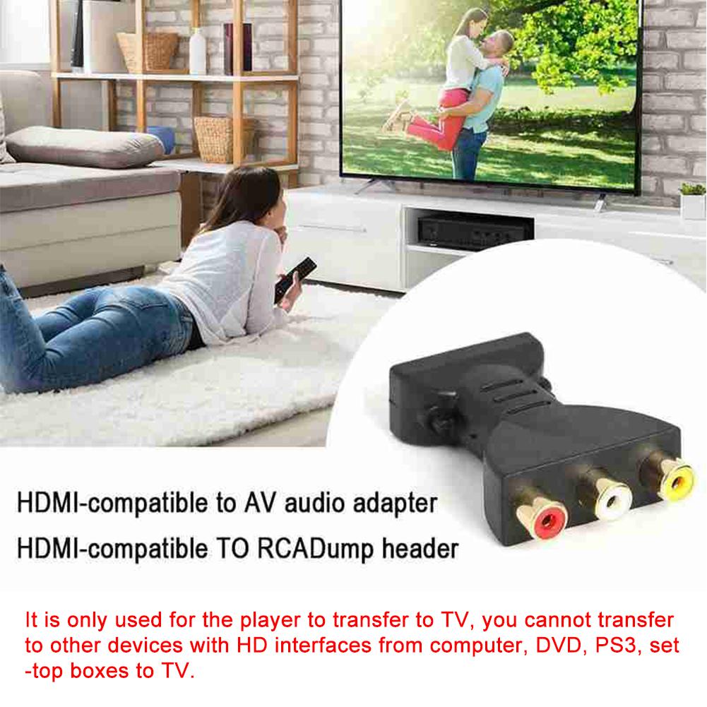 HD 1080P HDMI-compatible To RC - Composite Rca Cable recension och pris
