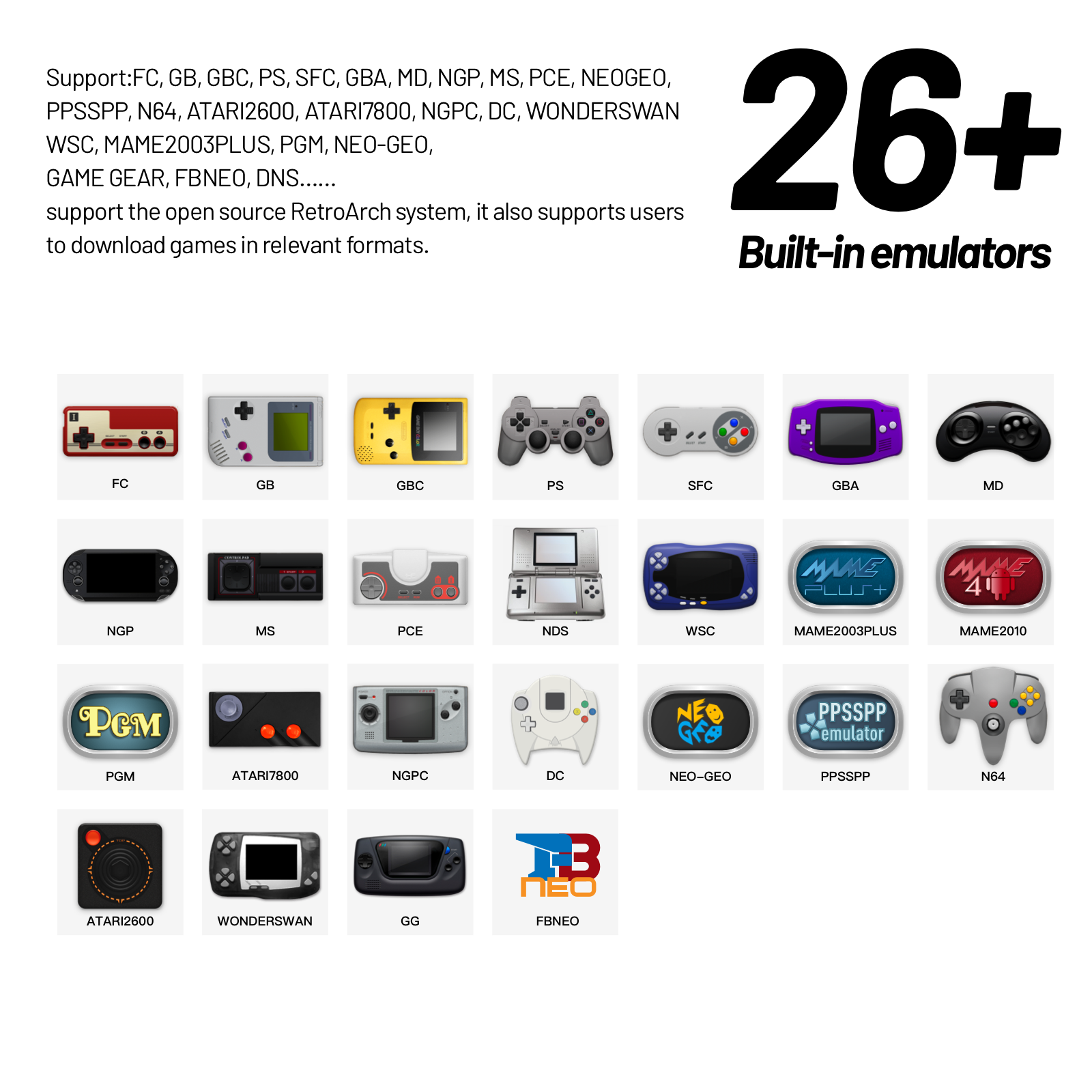 Trimui Smart Pro Handheld Game - Retro Gaming Devices recension och pris
