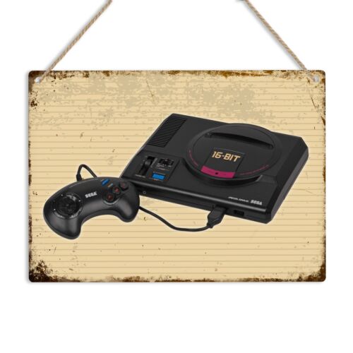 Mega Drive Retro Gaming Consol - Retro Poster Gaming recension och pris
