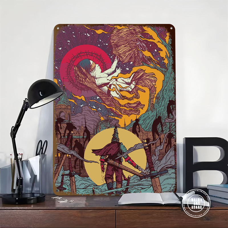 Blasphemous Printed Poster Cus - Retro Poster Gaming recension och pris