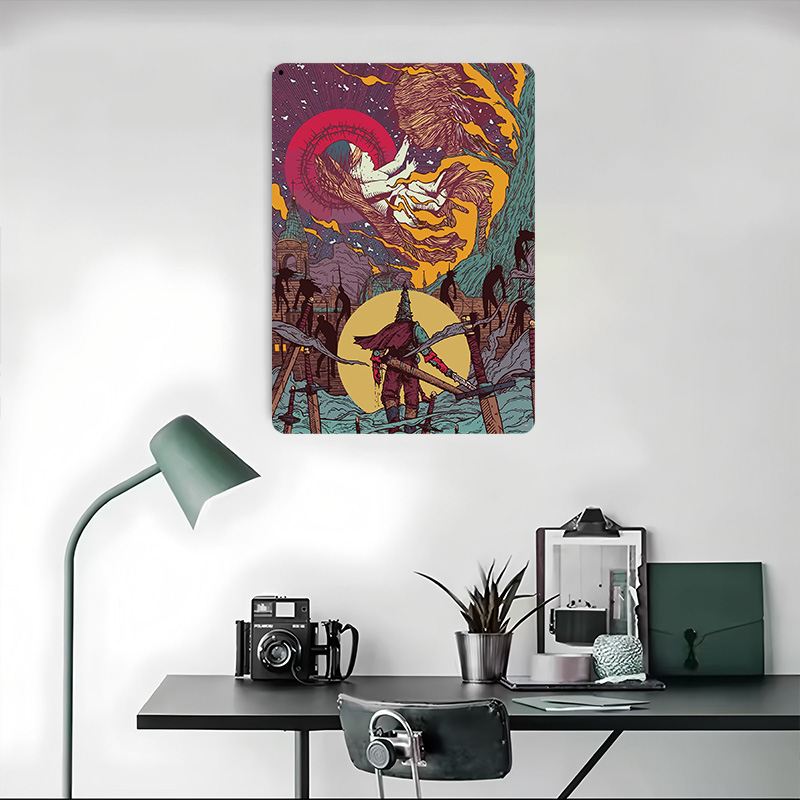 Blasphemous Printed Poster Cus - Retro Poster Gaming recension och pris