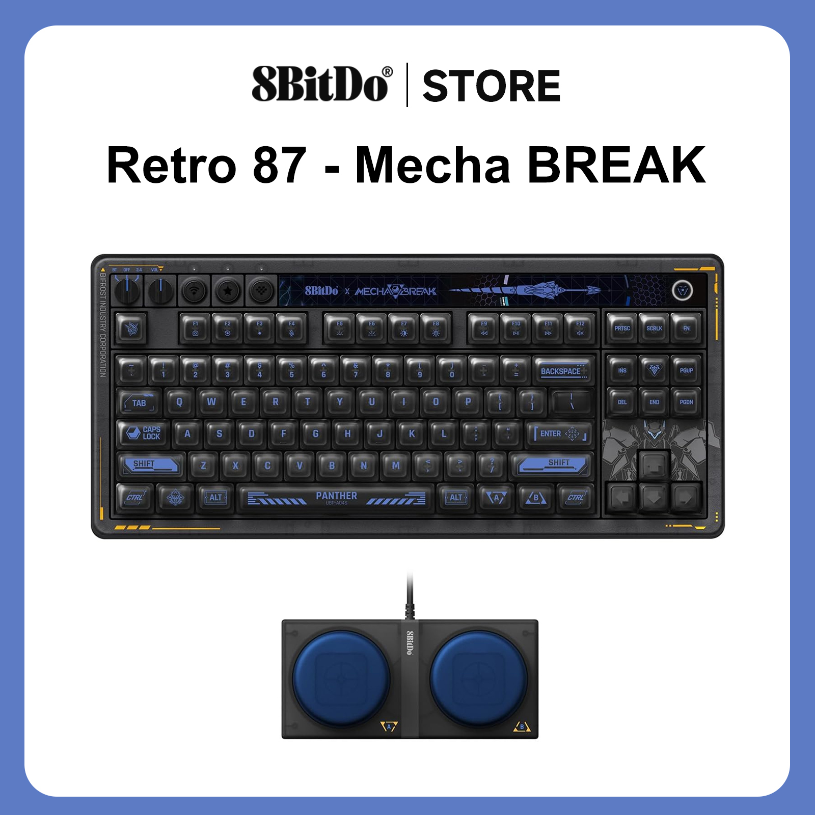 8BitDo Retro 87 Mechanical Key - Retro Gaming For Windows recension och pris
